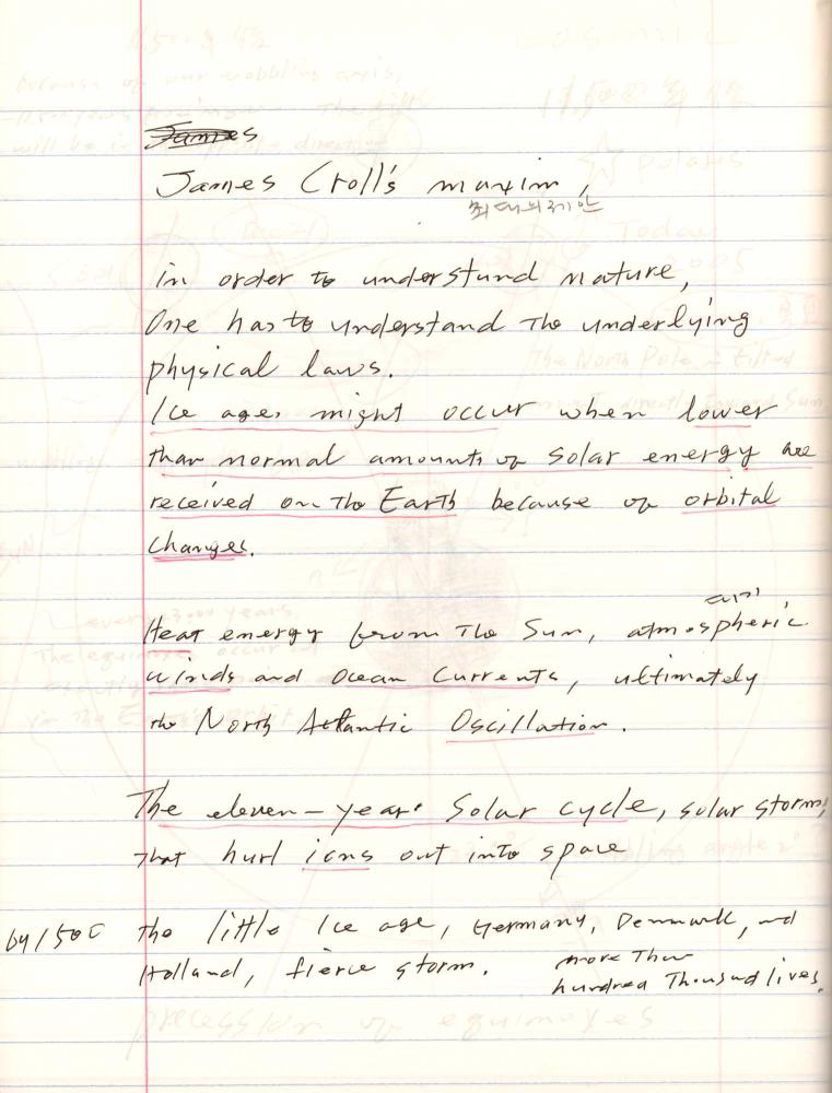 2005년 전후의 김차섭 구상노트 2