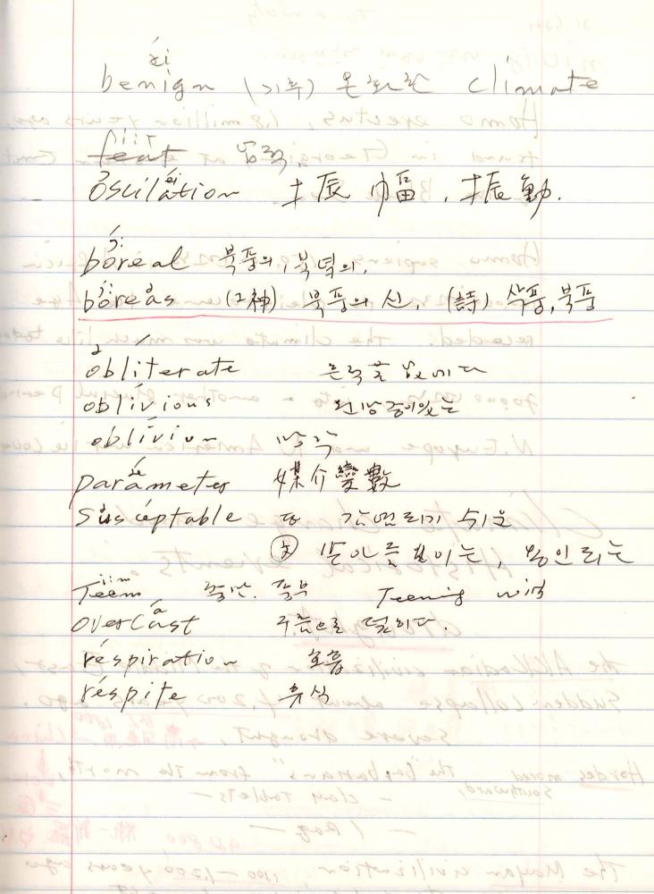 2005년 전후의 김차섭 구상노트 2