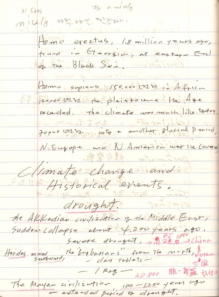 2005년 전후의 김차섭 구상노트 2