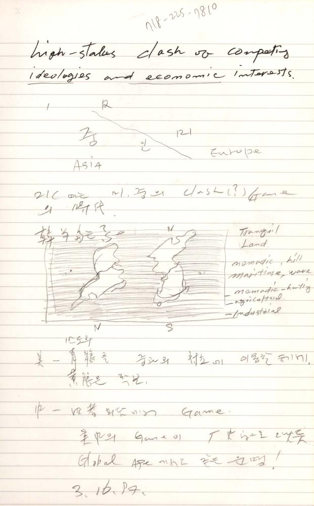 1997년 김차섭 구상노트 2