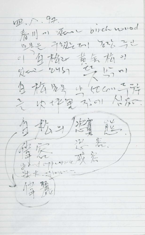 1997년 김차섭 구상노트 2
