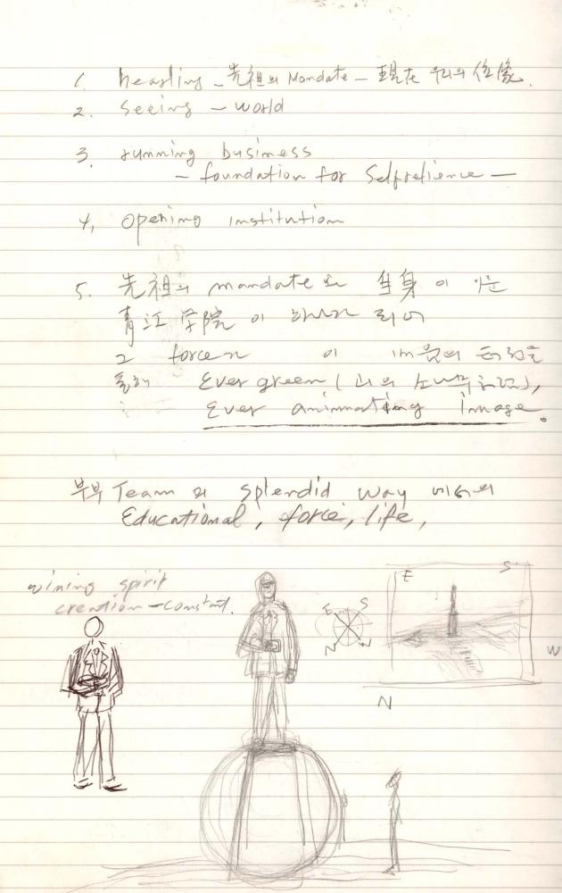 1997년 김차섭 구상노트 2