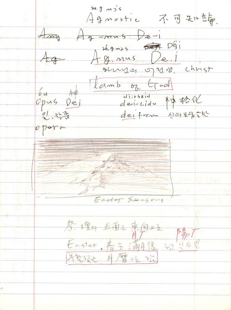 2005년 전후의 김차섭 구상노트 3