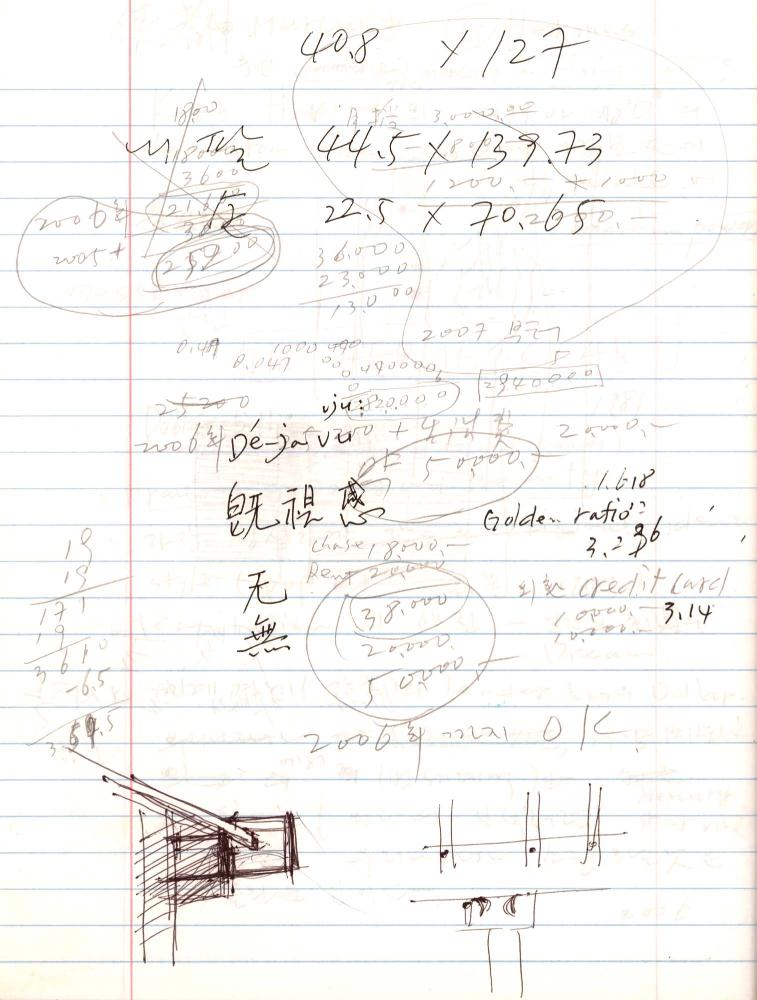 2005년 전후의 김차섭 구상노트 3