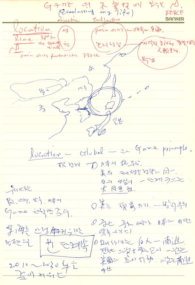 1992년 김차섭 구상노트 1