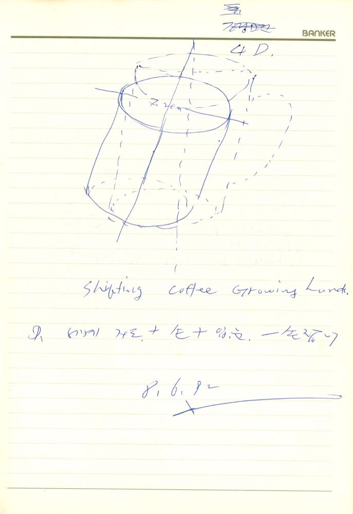 1992년 김차섭 구상노트 1