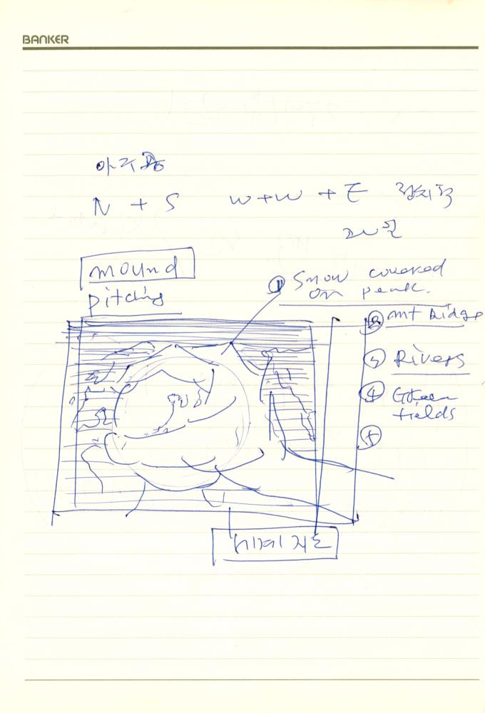 1992년 김차섭 구상노트 1