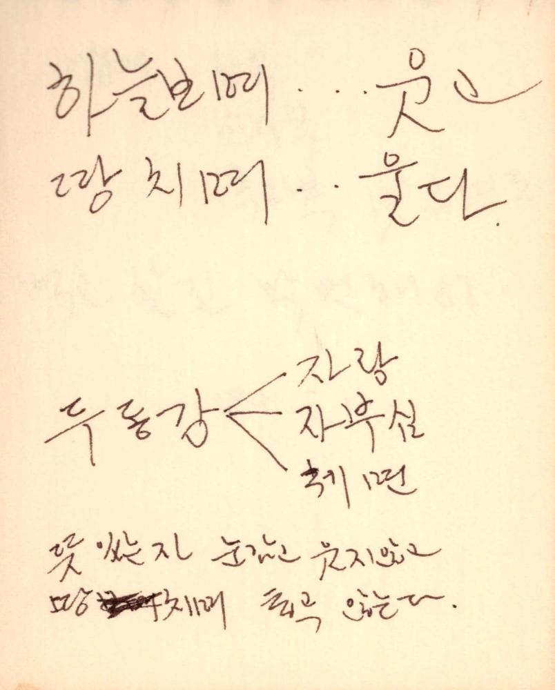 1984년 김차섭 구상노트 3