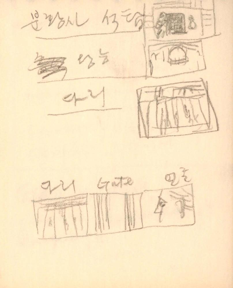 1986년 김차섭 구상노트 3