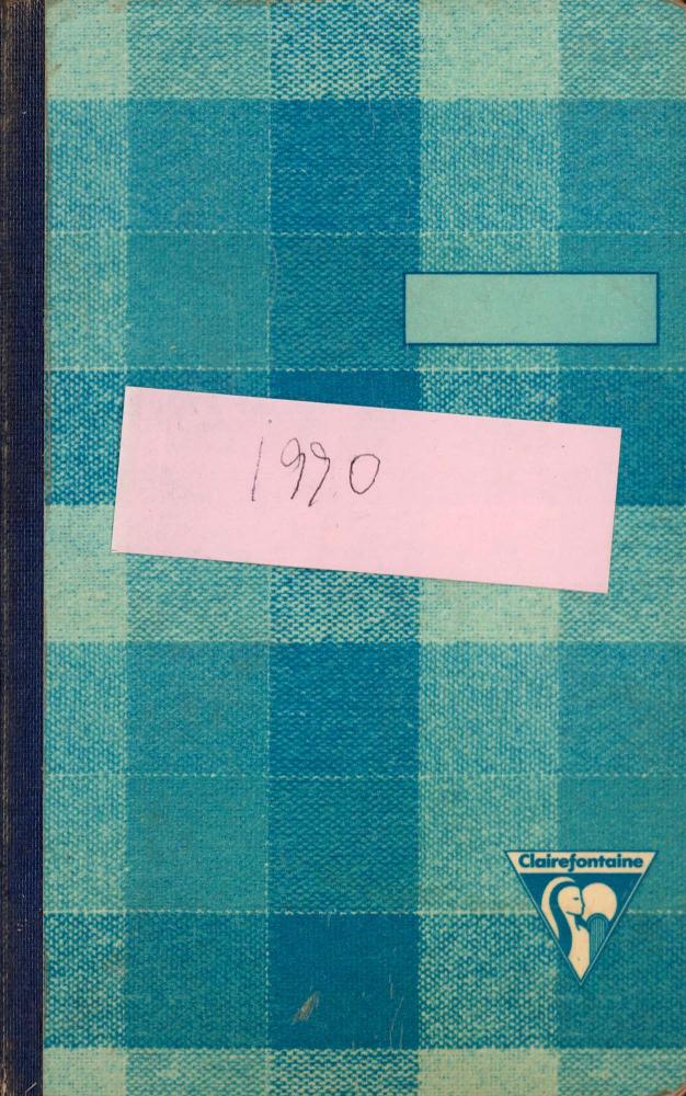 1990년부터 1991년까지 김차섭 구상노트 1