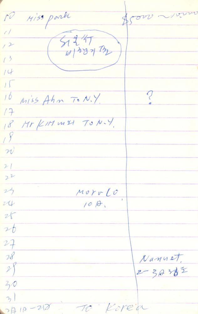 1990년부터 1991년까지 김차섭 구상노트