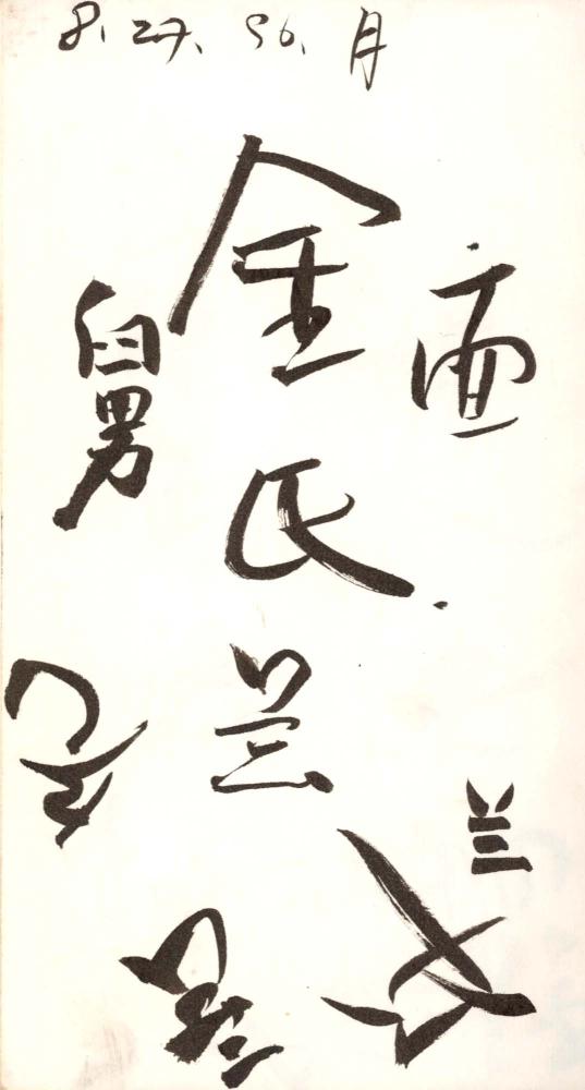 1995년부터 1996년까지 김차섭 구상노트 2