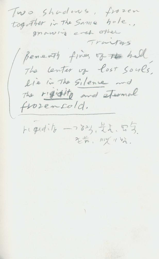 1986년 김차섭 구상노트 4