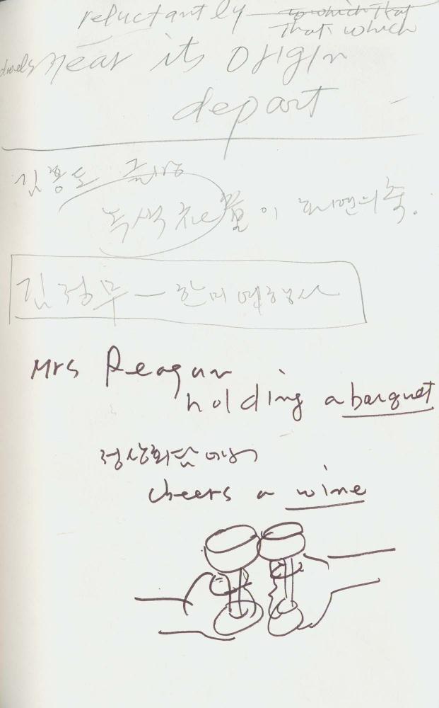 1986년 김차섭 구상노트 4