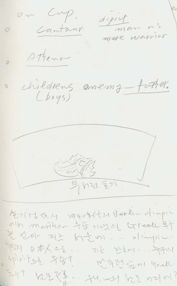 1986년 김차섭 구상노트 4