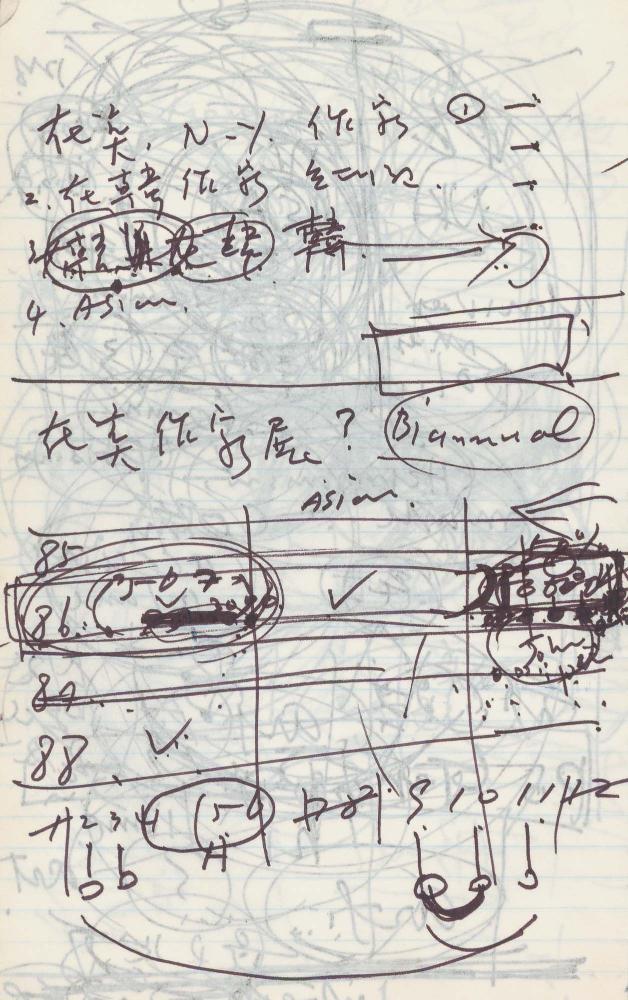 1985년 김차섭 구상노트 4