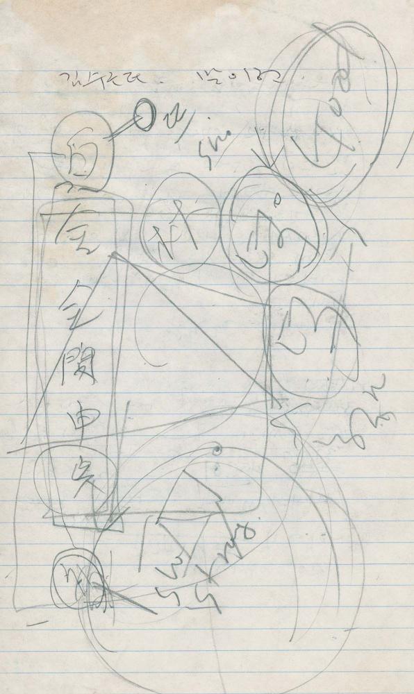1985년부터 1989년까지 김차섭 구상노트