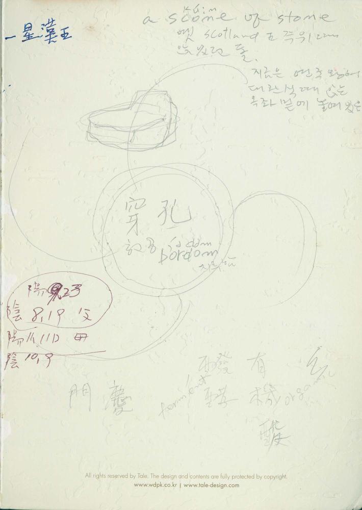 2012년부터 2013년까지 김차섭 구상노트