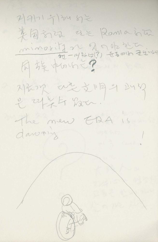 1988년 김차섭 구상노트 5