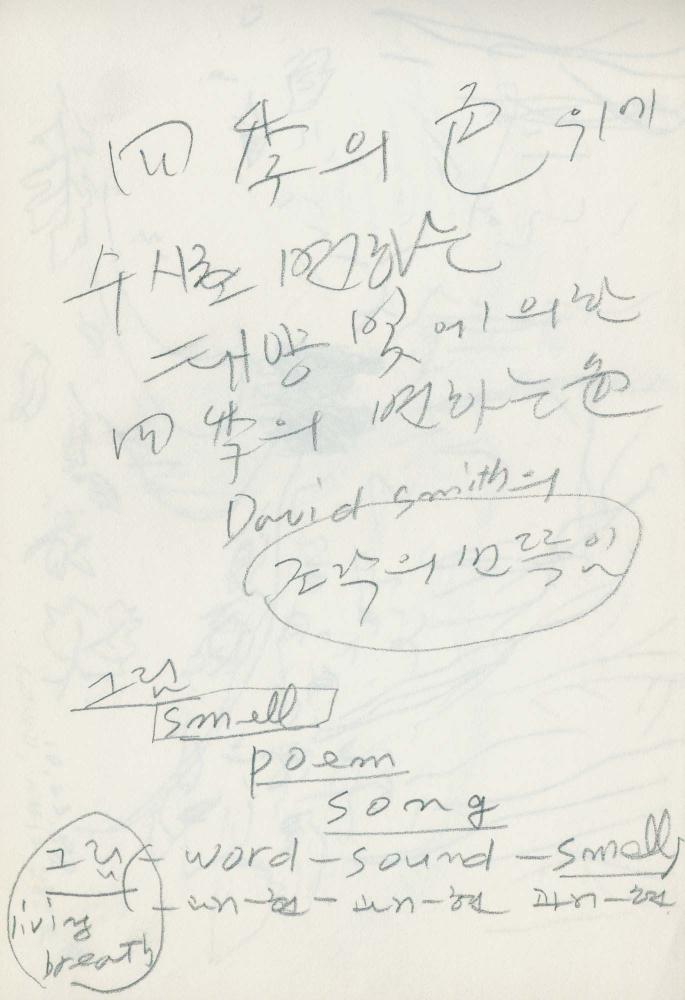 1988년 김차섭 구상노트 5