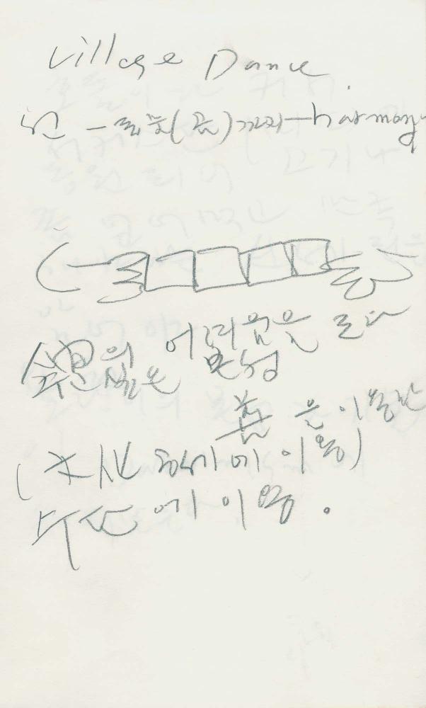1988년부터 1989년까지 김차섭 구상노트 1 6