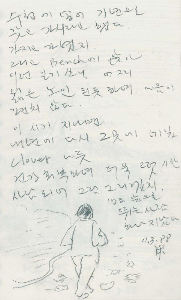 1988년부터 1989년까지 김차섭 구상노트 1