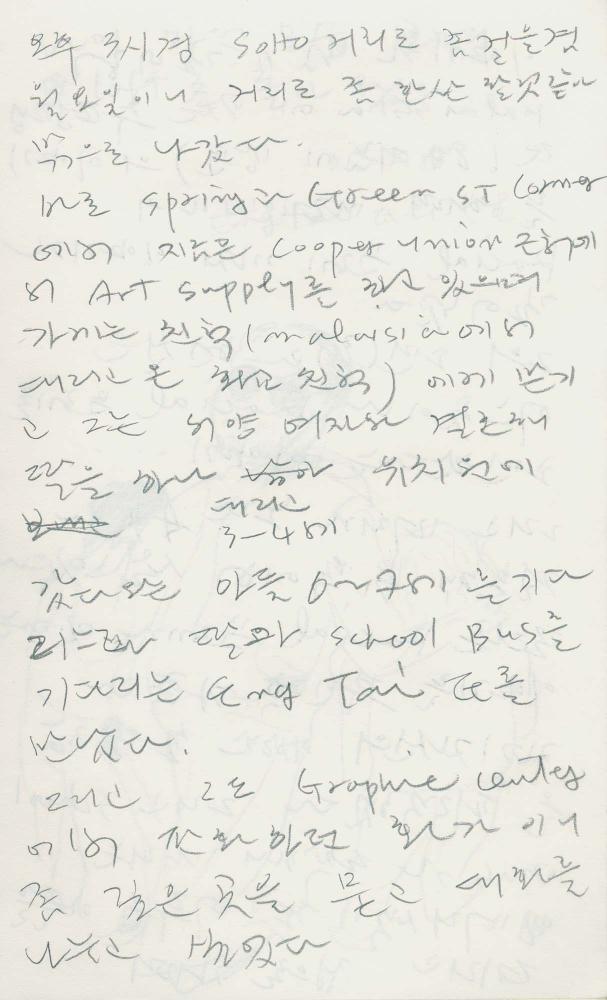 1988년부터 1989년까지 김차섭 구상노트 1