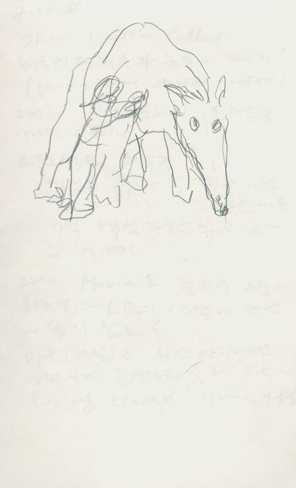 1988년부터 1989년까지 김차섭 구상노트 1