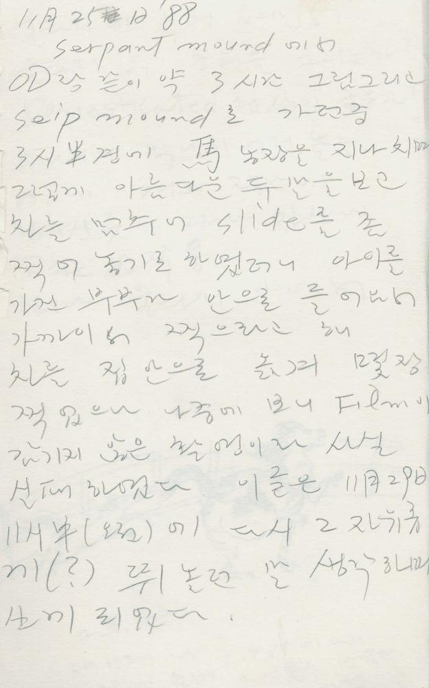 1988년부터 1989년까지 김차섭 구상노트 1