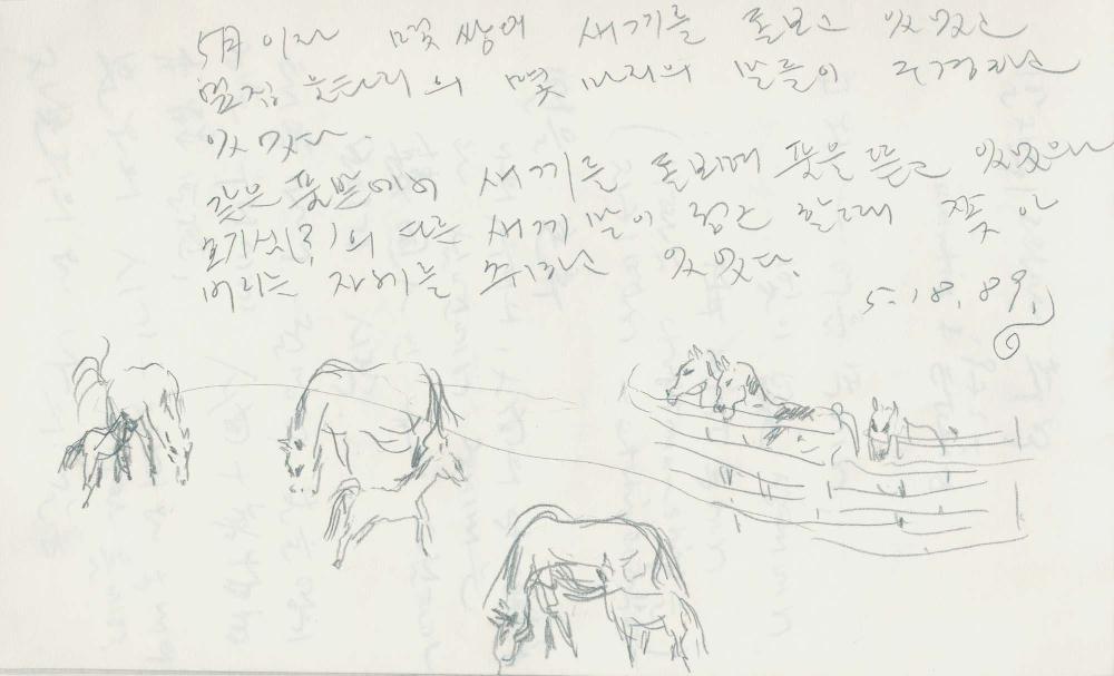 1988년부터 1989년까지 김차섭 구상노트 1