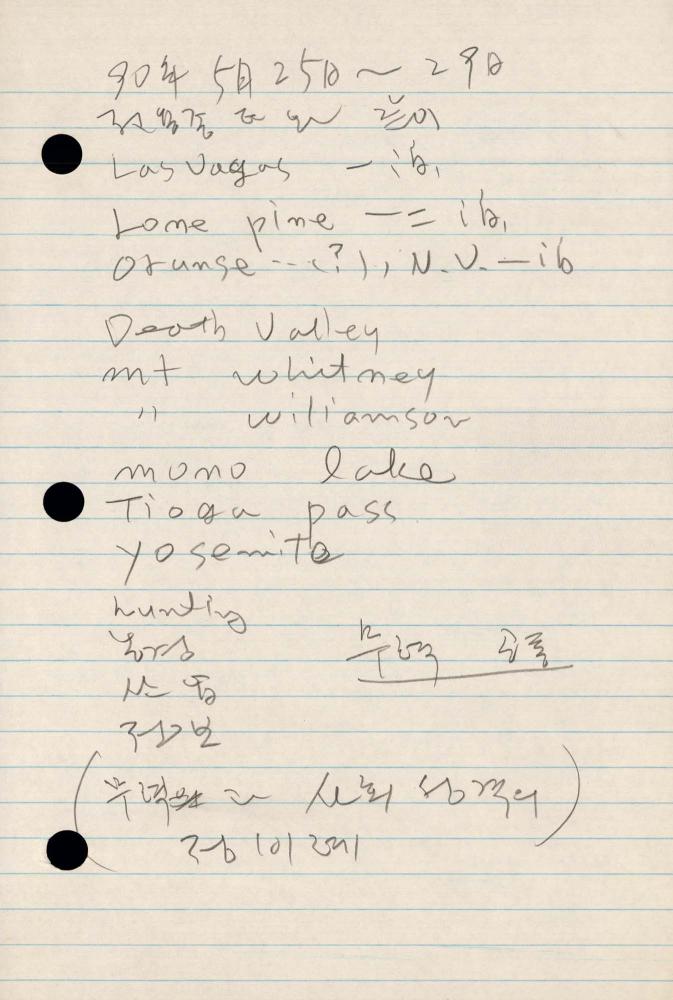 1990년 김차섭 구상노트 2 5