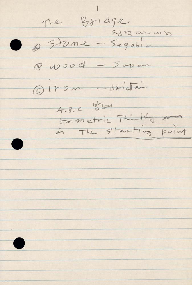 1990년 김차섭 구상노트 2 8