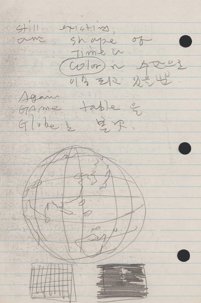 1990년 김차섭 구상노트 2