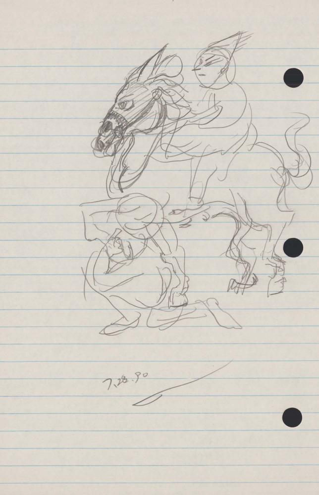 1990년 김차섭 구상노트 2