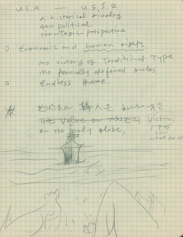 1974년부터 1988년까지 김차섭 구상노트
