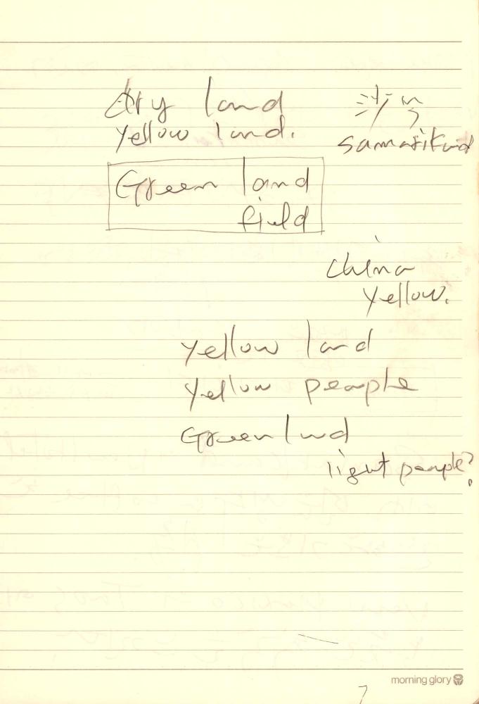 1997년부터 1998년까지 김차섭 구상노트