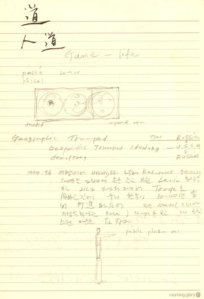 1997년부터 1998년까지 김차섭 구상노트