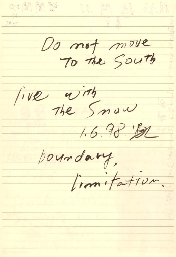 1997년부터 1998년까지 김차섭 구상노트