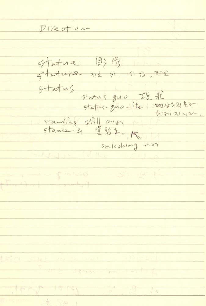 1997년부터 1998년까지 김차섭 구상노트