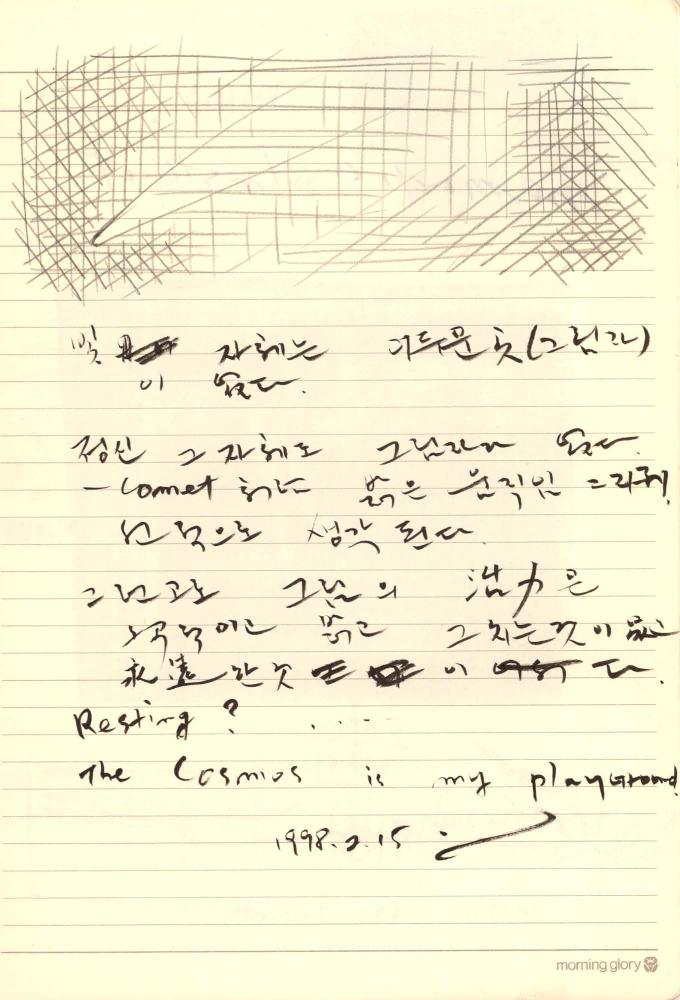 1997년부터 1998년까지 김차섭 구상노트