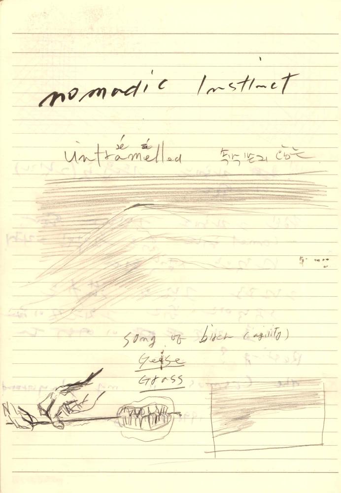 1997년부터 1998년까지 김차섭 구상노트