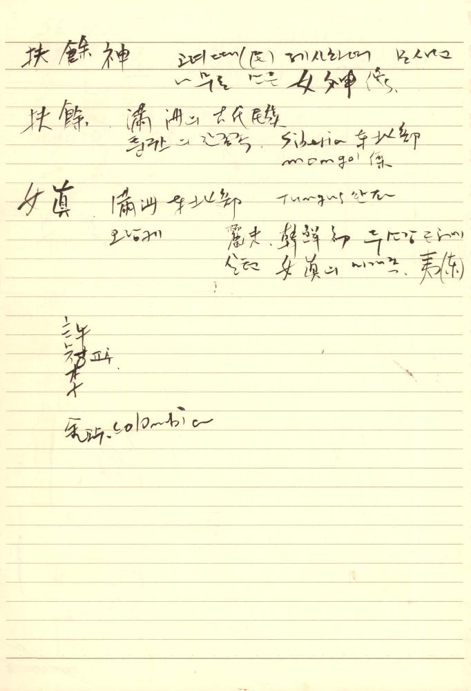 1997년부터 1998년까지 김차섭 구상노트