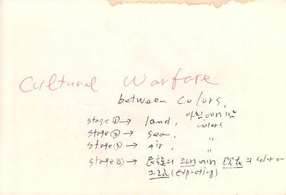 1991년 김차섭 구상노트 3 4