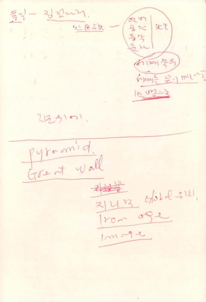 1991년 김차섭 구상노트 3