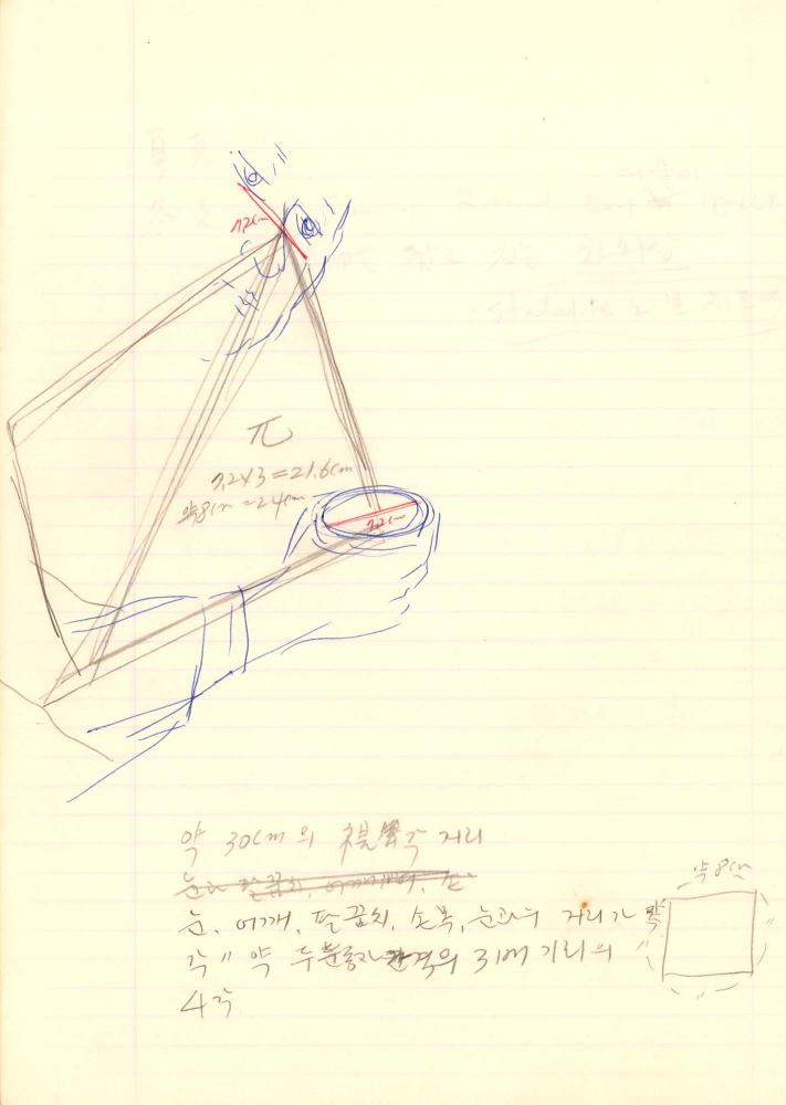 1985년부터 1995년까지 김차섭 구상노트