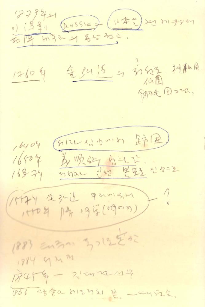 1992년 김차섭 구상노트 2