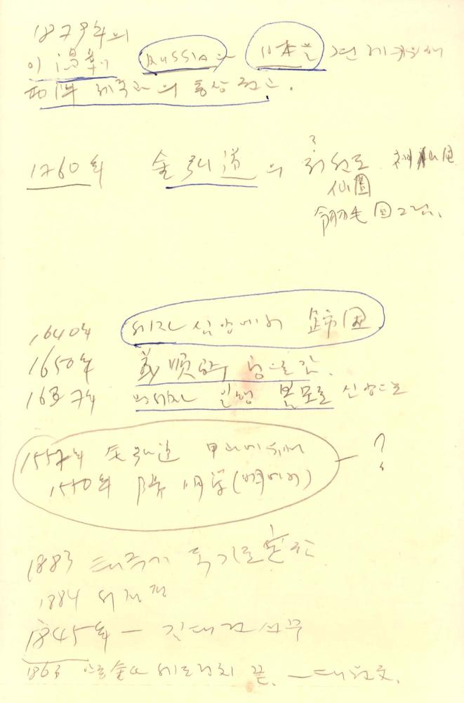 1992년 김차섭 구상노트 2