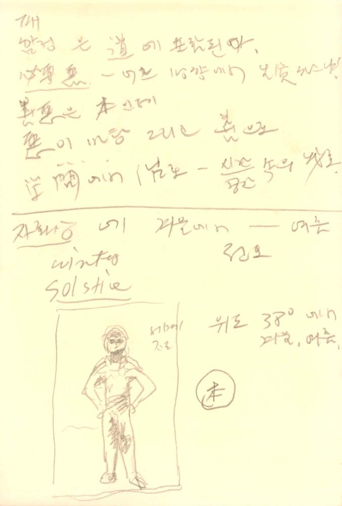 1992년 김차섭 구상노트 2