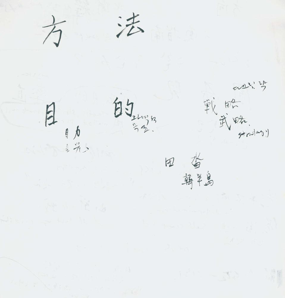 1997년 김차섭 구상노트 3