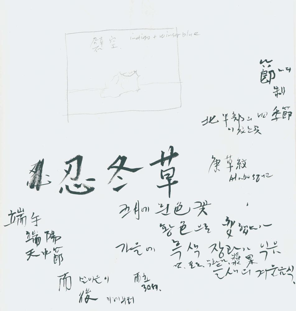 1997년 김차섭 구상노트 3